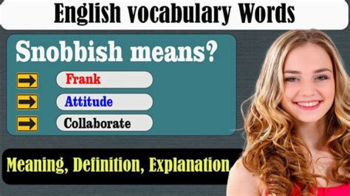 What is snobbish behaviour?