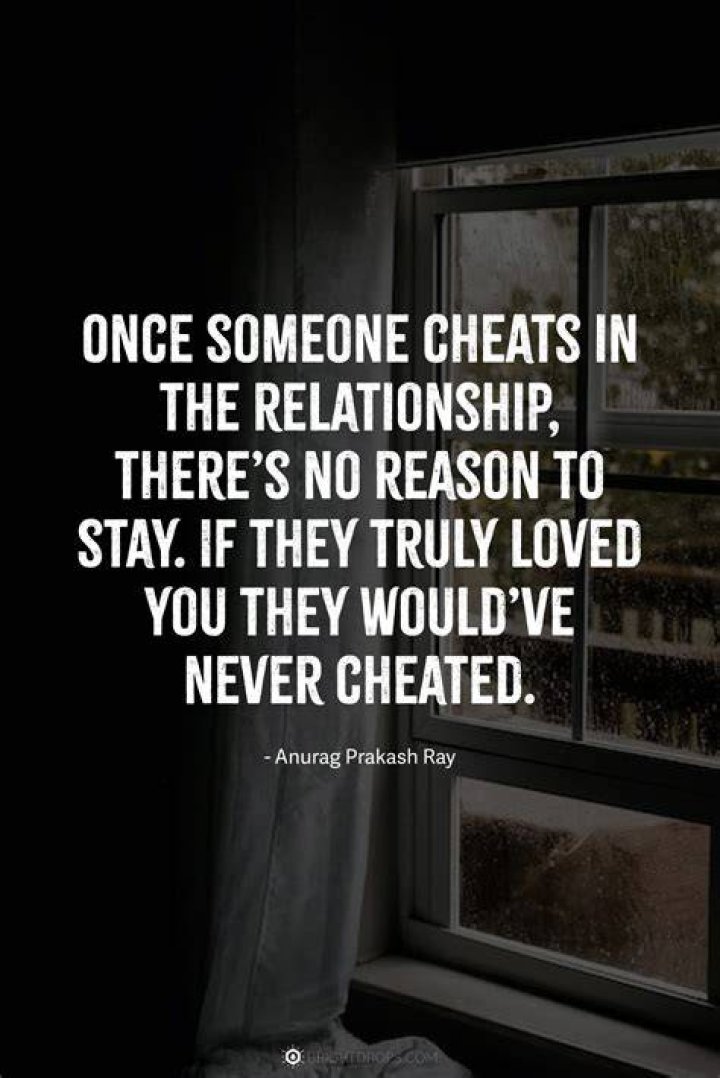 Whose fault is cheating?