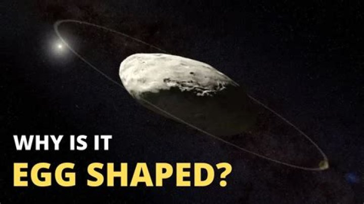 Why is haumea egg shaped?